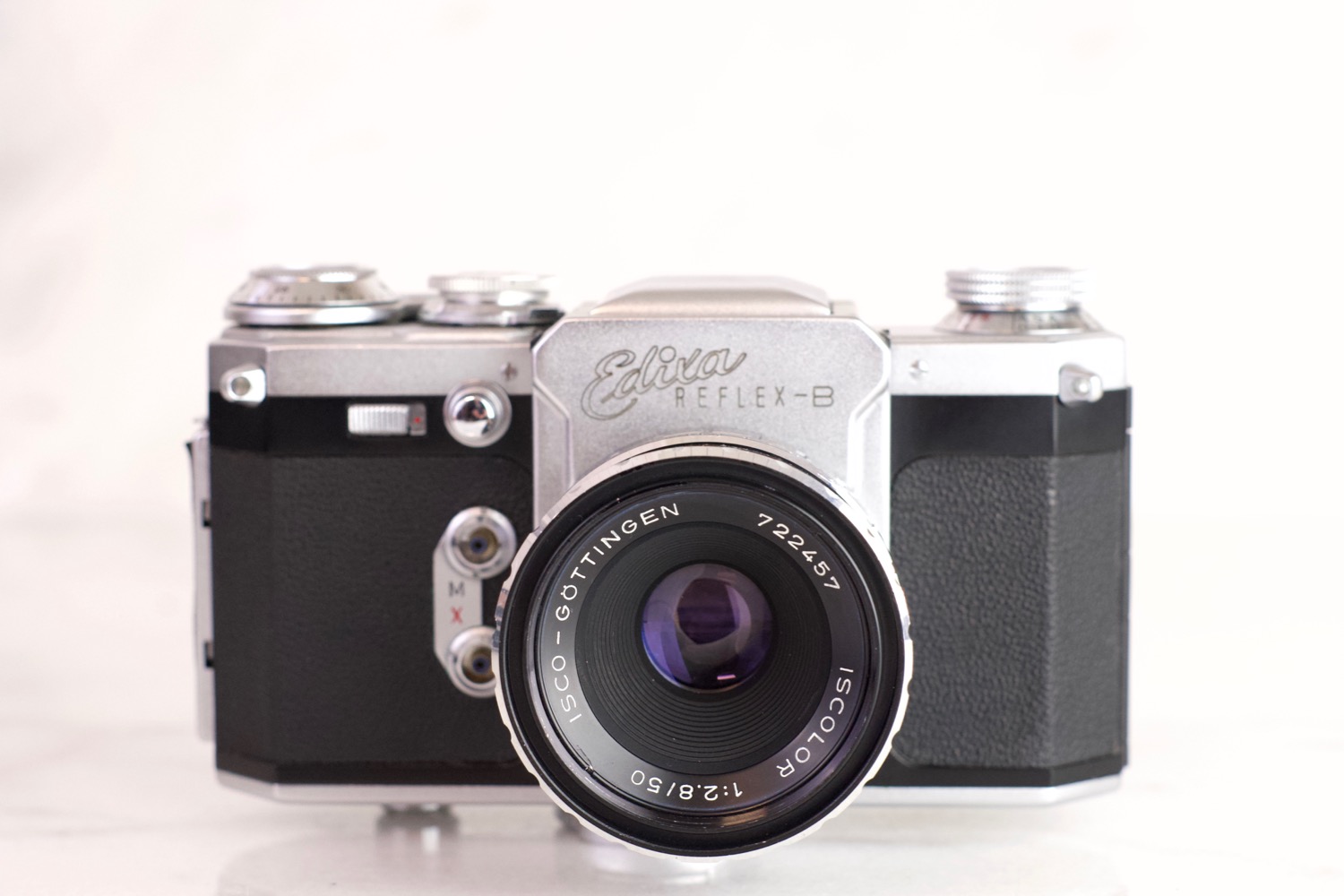 Wirgin Edixa Reflex B 35mm Film SLR Camera with Isco Wirgin Edixa Reflex B 35mm Film SLR Camera with Isco